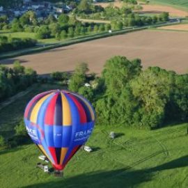 Hot air balloon, Loire Valley, France