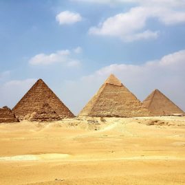 Pyramids in Cairo, Egypt
