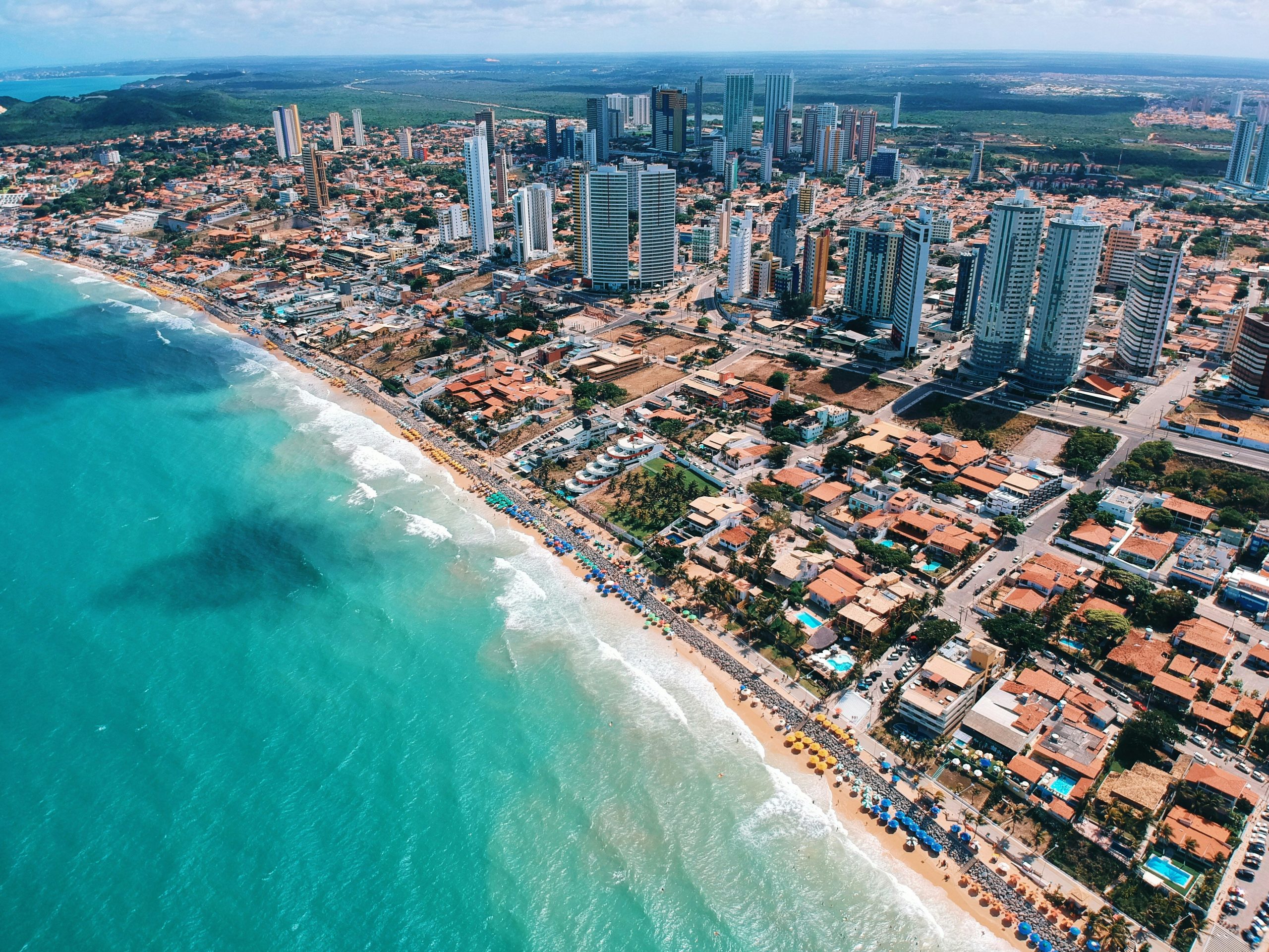 Ponta Negra Beach (Natal, Brazil). One of the most popular destinations in Brazil.