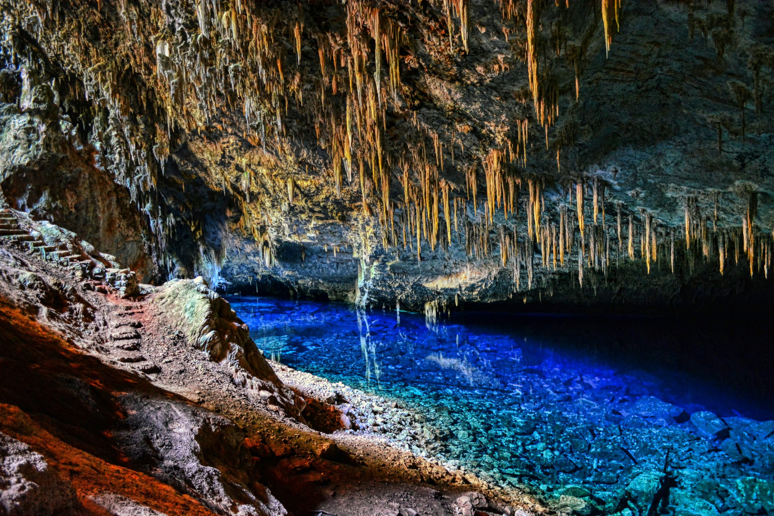 Blue water caves, Gruta do Lago Azul, Bonito, Brasil